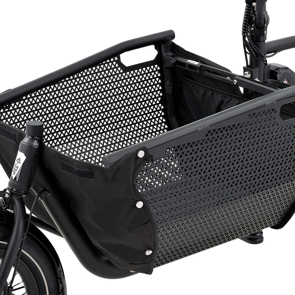 Vélo cargo électrique familial Atmose modèle P ESP3 pour le transport d'enfants et d'animaux de compagnie