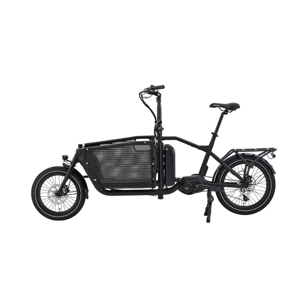 Vélo cargo électrique familial Atmose modèle P ESP3 pour le transport d'enfants et d'animaux de compagnie