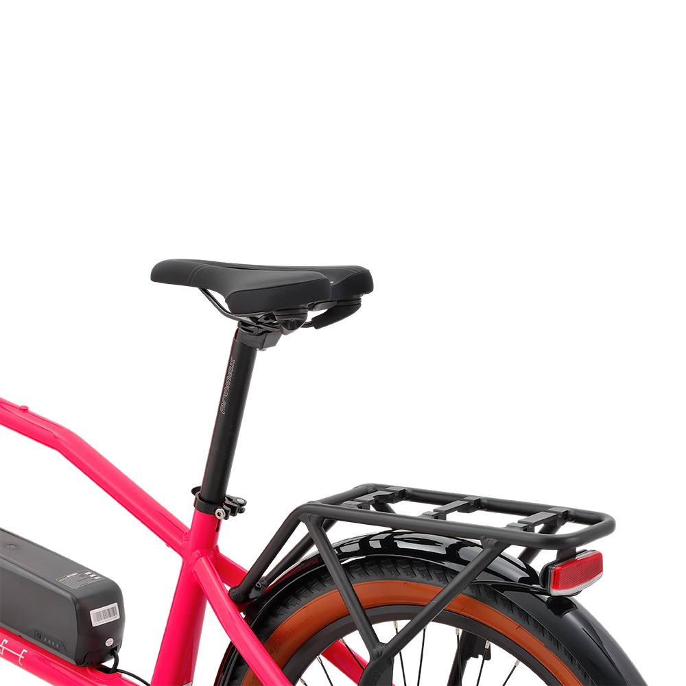 Vélo cargo d'aventure Atmose modèle V ESV1 avec support de camping avant surdimensionné
