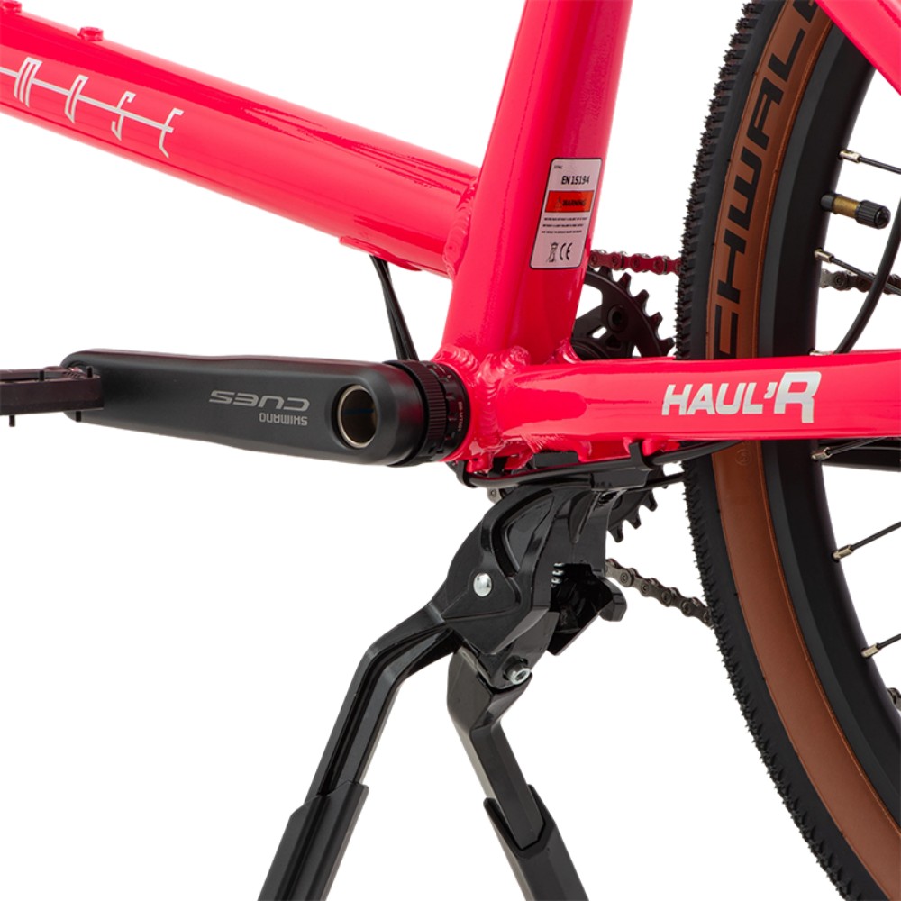 Vélo cargo d'aventure manuel Atmose modèle V V1 avec porte-bagages avant surdimensionné