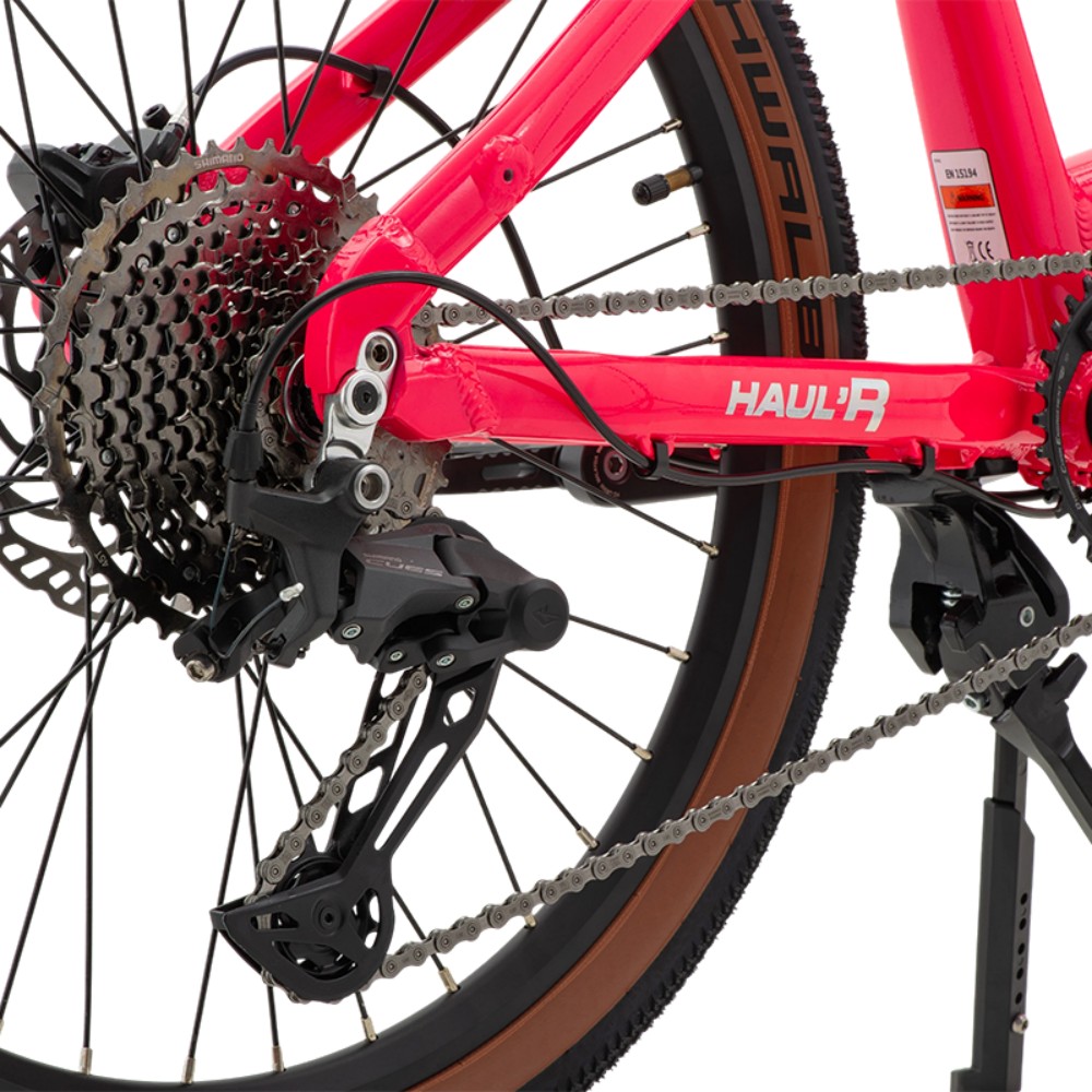 Vélo cargo d'aventure manuel Atmose modèle V V1 avec porte-bagages avant surdimensionné