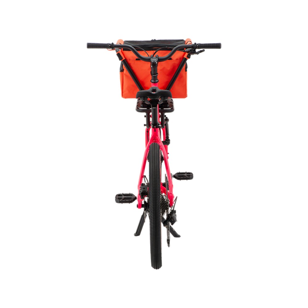 Vélo cargo d'aventure manuel Atmose modèle V V1 avec porte-bagages avant surdimensionné