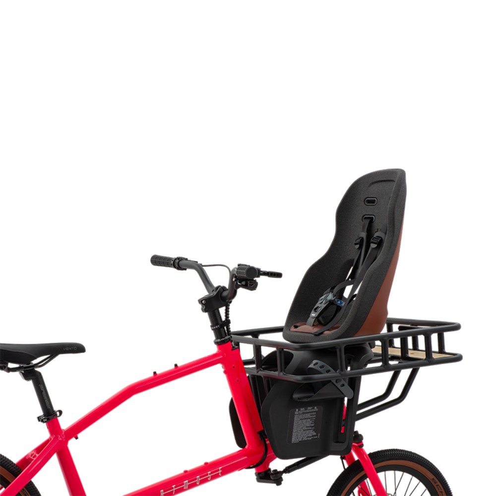 Vélo cargo d'aventure manuel Atmose modèle V V1 avec porte-bagages avant surdimensionné