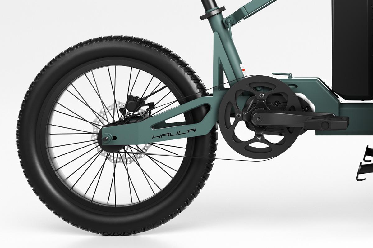 Courroie Gates et moyeu Shimano Nexus 3 sur le Model R